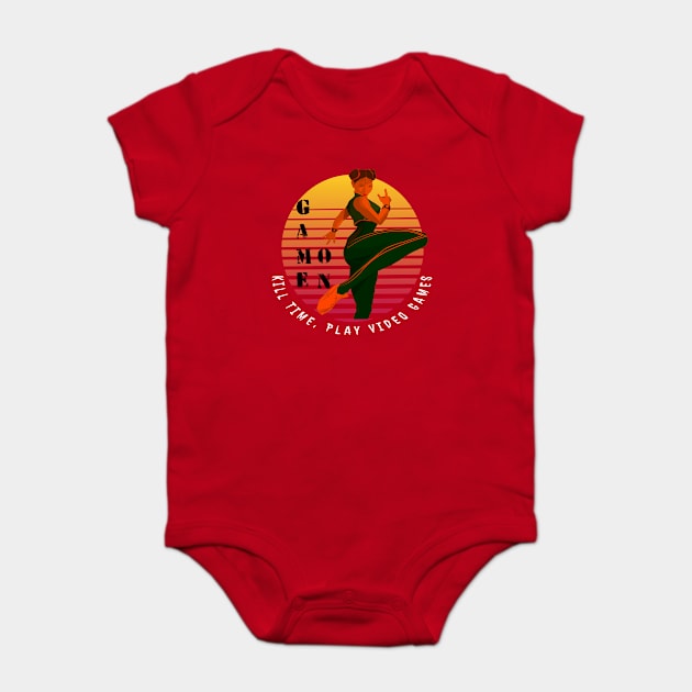 Kill Time Play Video Games Baby Bodysuit by musicanytime